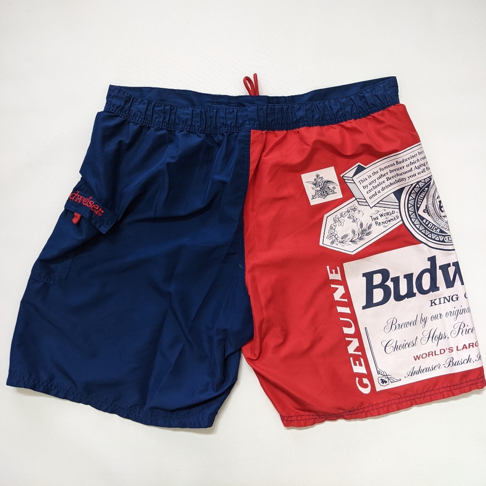 Budweiser lager beer shorts, men's 2XL